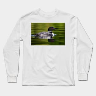 Calming Greens - Common Loon Long Sleeve T-Shirt